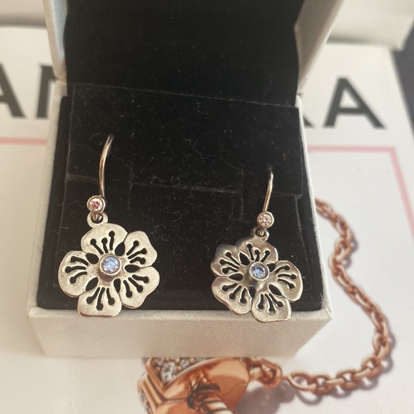 Pandora retired earrings - Picture 2 of 6